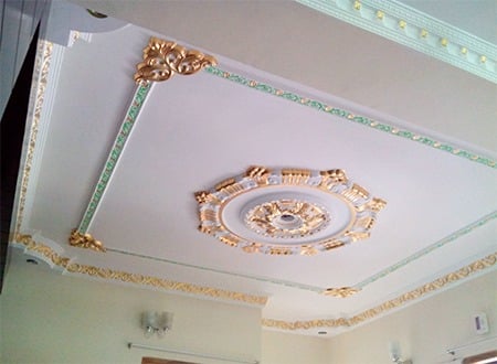 Gypsum Decoration Interior Ceiling Design Shahenoor