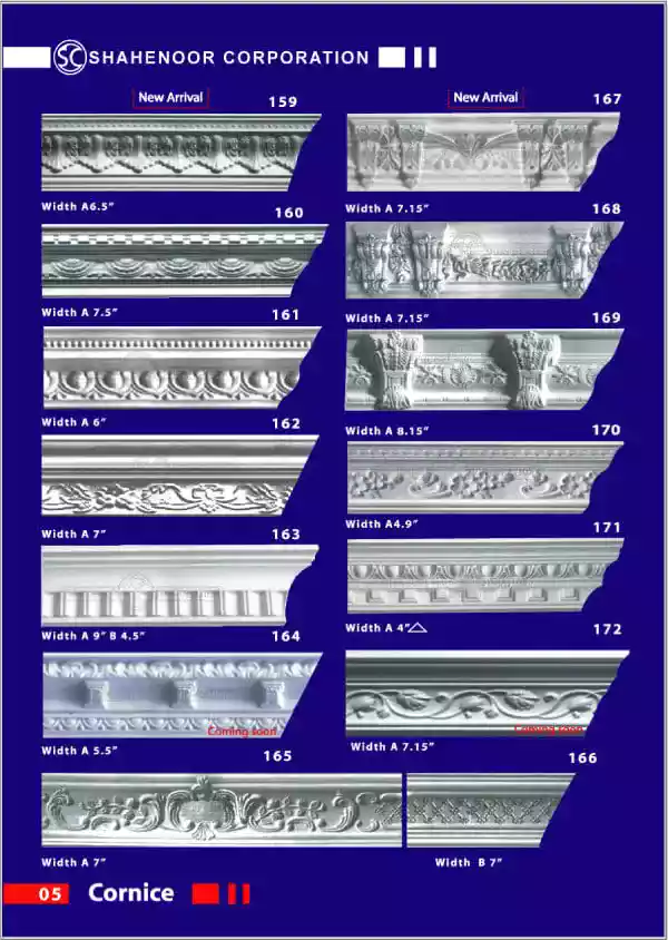 sc gypsum & silicone catalogue Page 05 Cornice