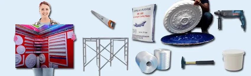Plaster "Ceiling Decoration Tools"