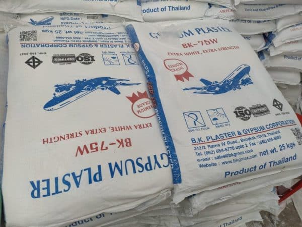 Gypsum Powder 25 kg Bag