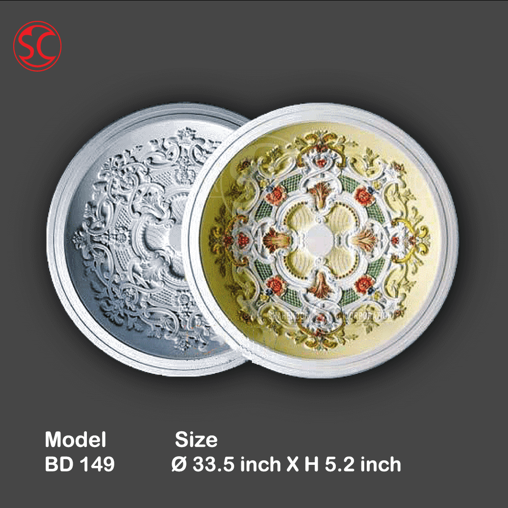 Ceiling Domes Design Mold Model 149