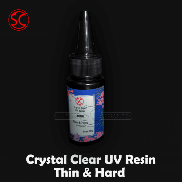 UV Resin, Thin & Hard Crystal Clear UV Cured 30 Gram