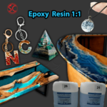 Super Crystal Clear Epoxy Resin 1:1, Highest UV Resistance Self Leveling & Highest Super Gloss