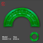 Rings,Rims,Boundary Mold Model D022C 1:2