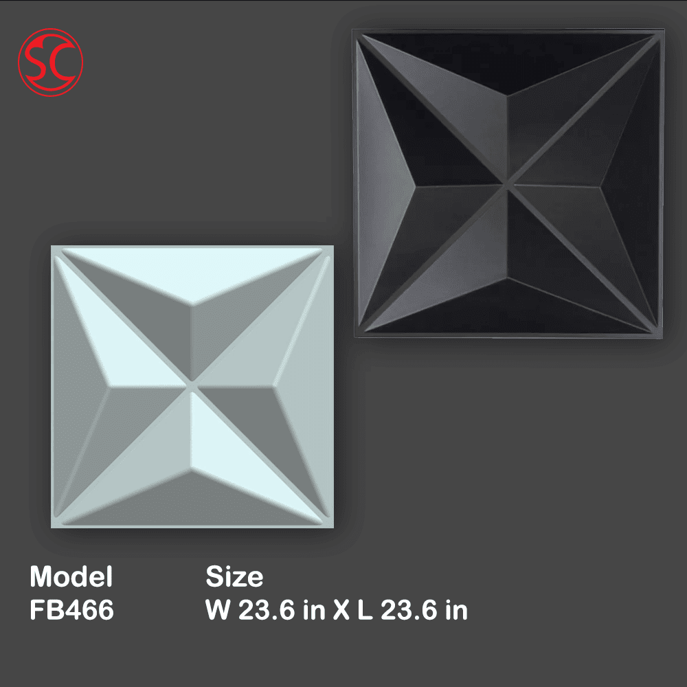3D Wall Panel Mold Model FB466