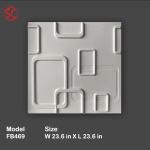 3D Wall Panel Mold Model FB469